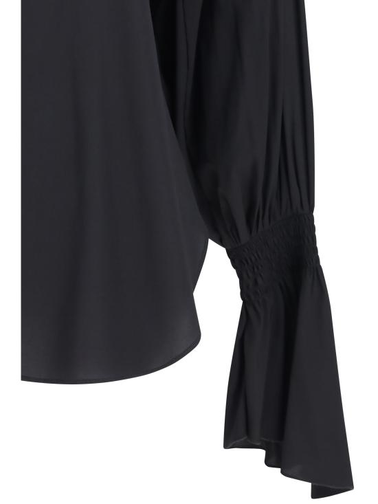 26FW 엘라 셔츠 PSH246CREPE 3 BLACK - ELLA