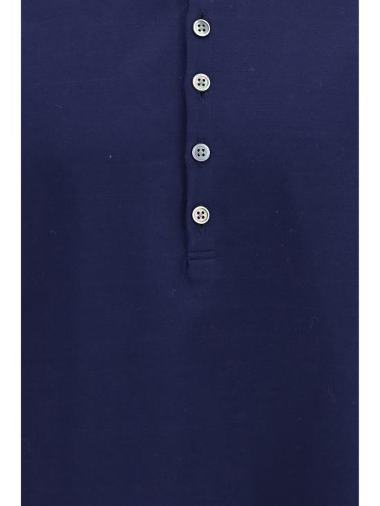 26FW 톰브라운 폴로 티셔츠 MJP249AJ0276 415 BLUE - THOM BROWNE
