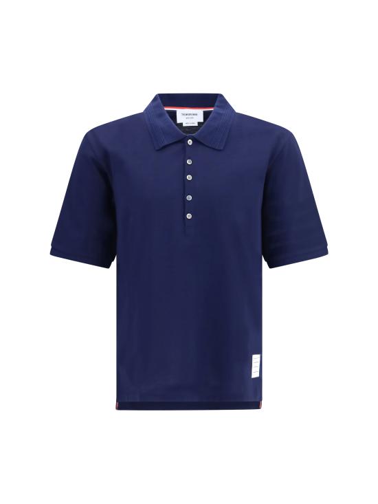 26FW 톰브라운 폴로 티셔츠 MJP249AJ0276 415 BLUE