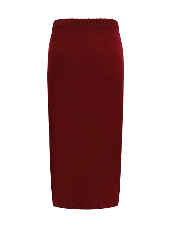 26FW 알레산드라리치 미디 스커트 FABX4498K4847 0527 BORDEAUX - ALESSANDRA RICH