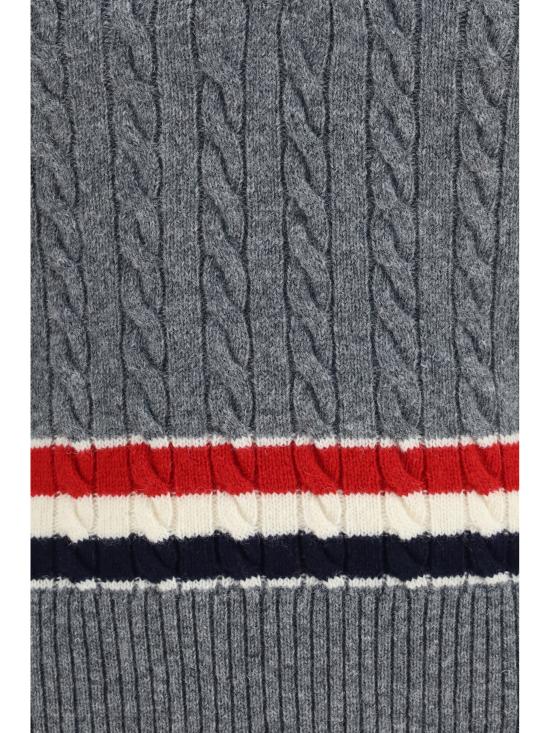 26FW 톰브라운 니트 베스트 MKV098AY1026 035 GREY - THOM BROWNE