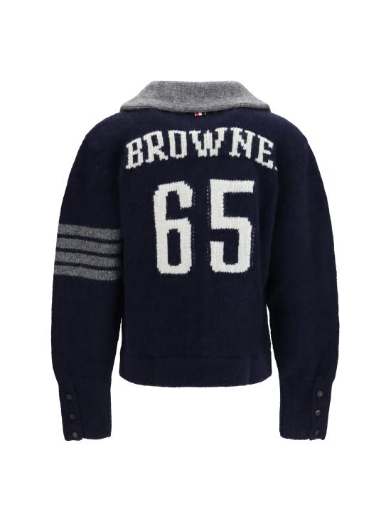 26FW 톰브라운 스웨터 MKJ146BY1047 415 BLUE - THOM BROWNE