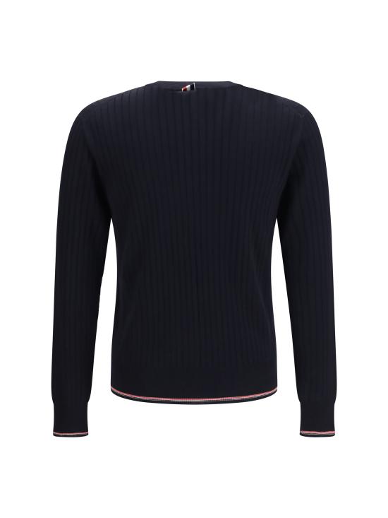 26FW 톰브라운 스웨터 MKA585AY1055 415 BLUE - THOM BROWNE