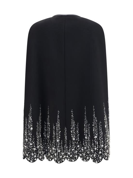 26FW 발렌티노 가라바니 코트 9B3CG4YA6JA NUD BLACK - VALENTINO GARAVANI