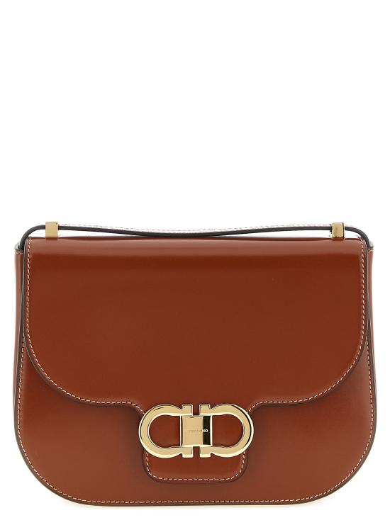 26FW 살바토레 페라가모 크로스백 789540DARKCOGNAC Brown