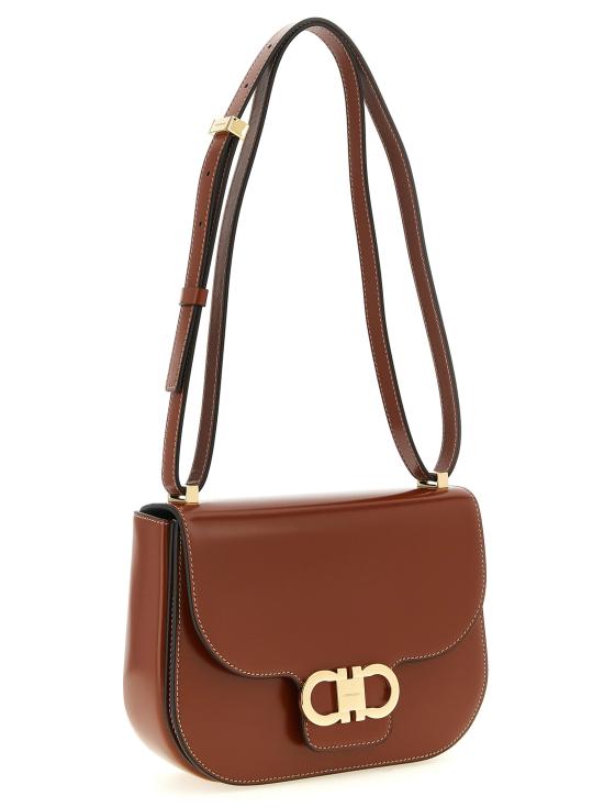 26FW 살바토레 페라가모 크로스백 789540DARKCOGNAC Brown - SALVATORE FERRAGAMO