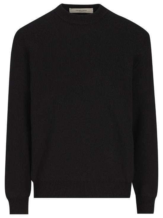 26FW 골든구스 Golden 레터링 밀리터리 크루넥 스웨터 GMP00841 P001972 90100 BLACK