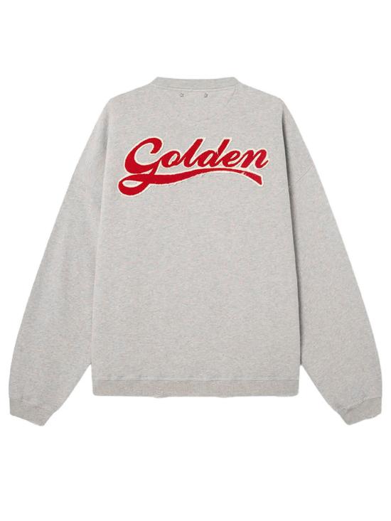 26FW 골든구스 긴팔 티셔츠 GUP02711 P002637 60513 ALLUMIN MELANGE G - GOLDEN GOOSE