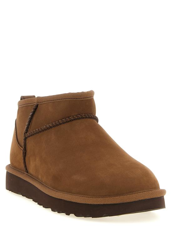 26FW 어그 부츠 클래식 울트라 미니  및 앵클  브라운 - UGG