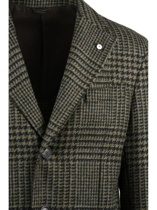 25FW 엘비엠 수트 자켓 녹갈색 버진 울 코트 - L.B.M.