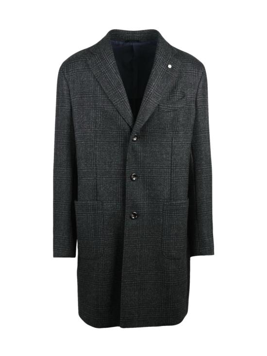 25FW 루이지 비안끼 수트 자켓 회색 버진 울 코트
