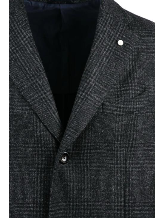 25FW 루이지 비안끼 수트 자켓 회색 버진 울 코트 - LUIGI BIANCHI