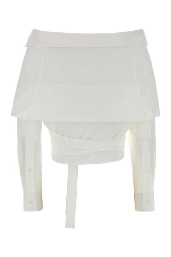 26FW 발렌시아가 반팔 티셔츠 872123TRM28 9000 White - BALENCIAGA