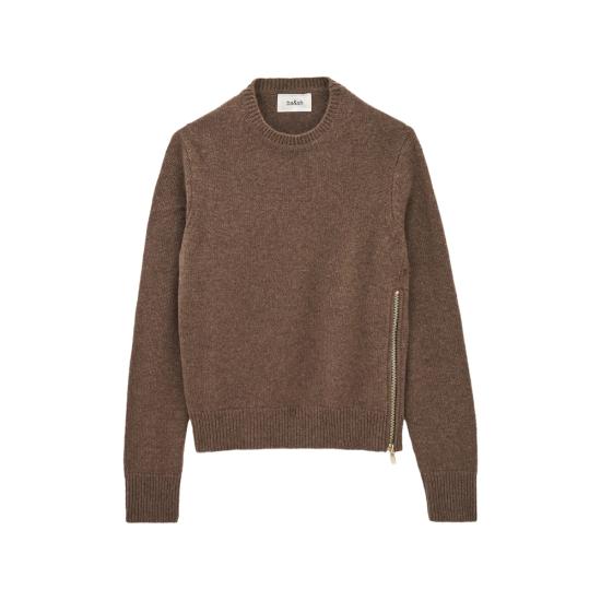 26FW 바쉬 스웨터 CHEYLA CHAMO BROWN