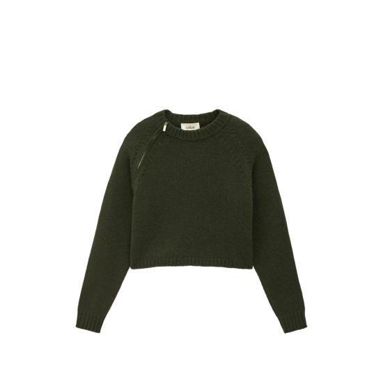 26FW 바쉬 스웨터 CORVY KAKIC GREEN