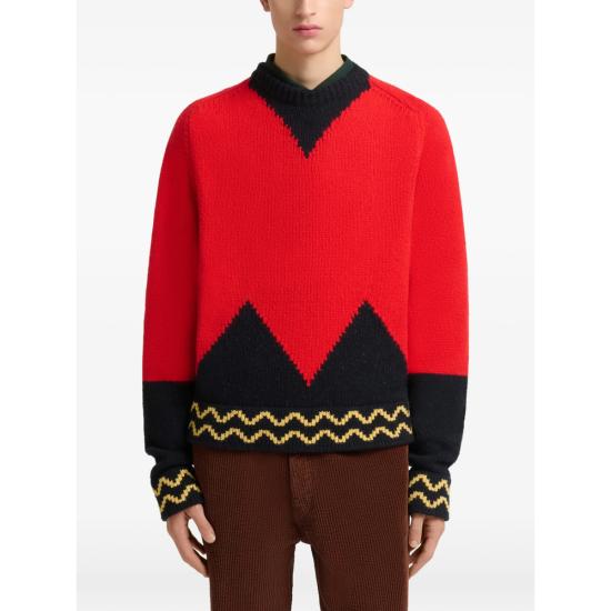 26FW 마르니 니트웨어 UFH100 GCMG0501Q0 INR66 RED - MARNI