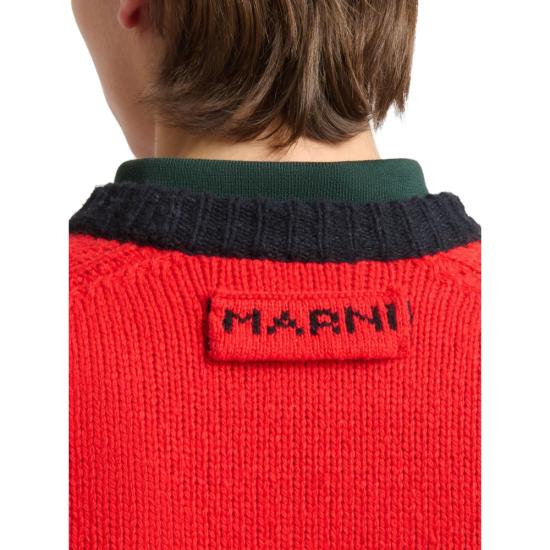 26FW 마르니 니트웨어 UFH100 GCMG0501Q0 INR66 RED - MARNI