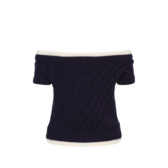 26FW 슈슈/통 탑 MWDFTO27 SEA390 NA100 BLUE - SHUSHU/TONG