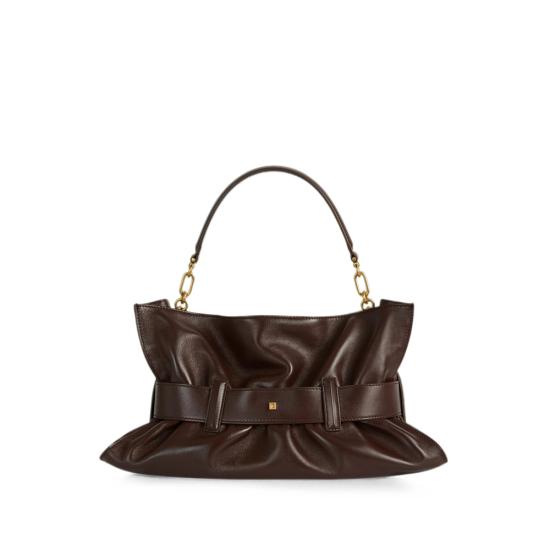 26FW 발망 숄더백 HN0KK990 LSWB 8DJ BROWN - BALMAIN