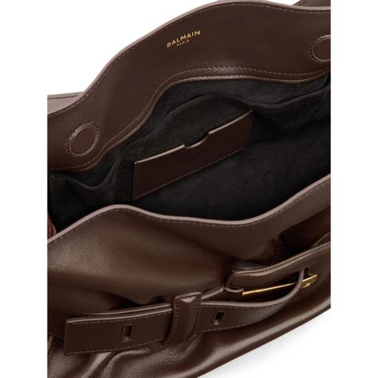 26FW 발망 숄더백 HN0KK990 LSWB 8DJ BROWN - BALMAIN