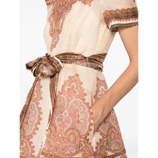 26FW 짐머만 미디 원피스 9767DF262 LATTE NEUTRALS - ZIMMERMANN