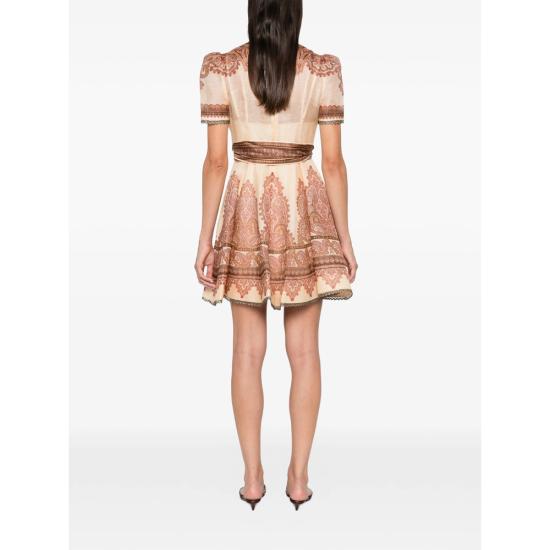 26FW 짐머만 미디 원피스 9767DF262 LATTE NEUTRALS - ZIMMERMANN