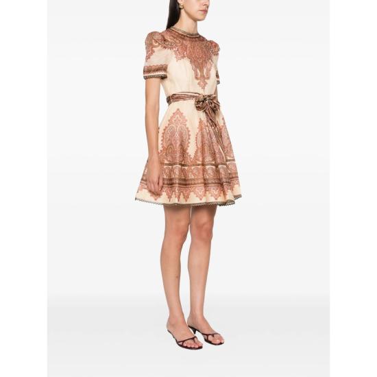 26FW 짐머만 미디 원피스 9767DF262 LATTE NEUTRALS - ZIMMERMANN