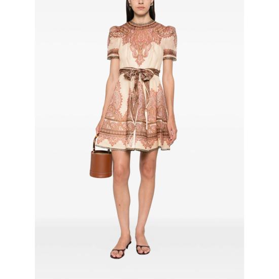 26FW 짐머만 미디 원피스 9767DF262 LATTE NEUTRALS - ZIMMERMANN