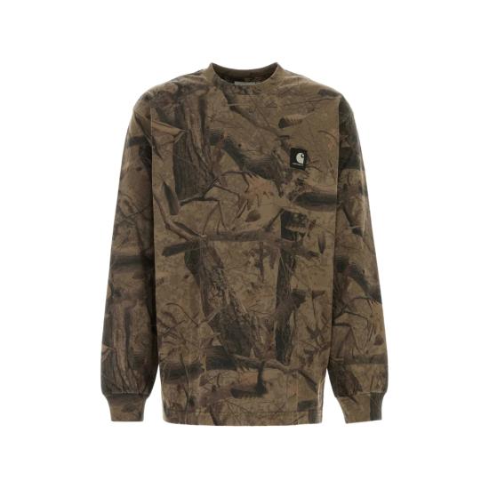 26FW 칼하트 탑 I037173 3ZQGD GREEN BROWN