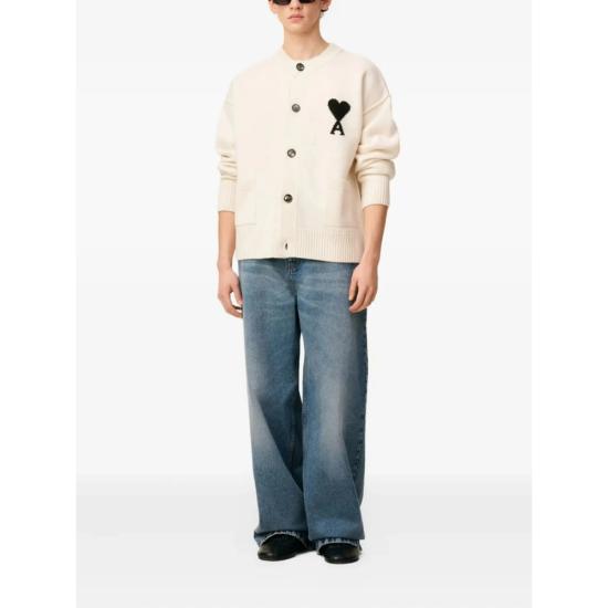 26FW 아미 ADC 크루넥 가디건 UKC368 018 151 NEUTRALS - AMI