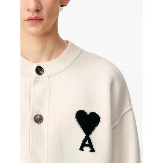 26FW 아미 ADC 크루넥 가디건 UKC368 018 151 NEUTRALS - AMI