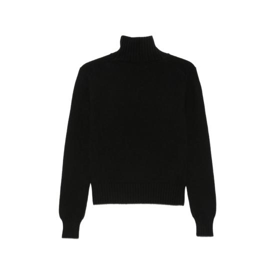 26FW 아미 터틀넥 FKS833 005 001 BLACK - AMI