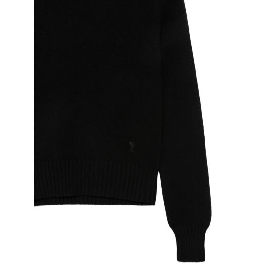 26FW 아미 터틀넥 FKS833 005 001 BLACK - AMI