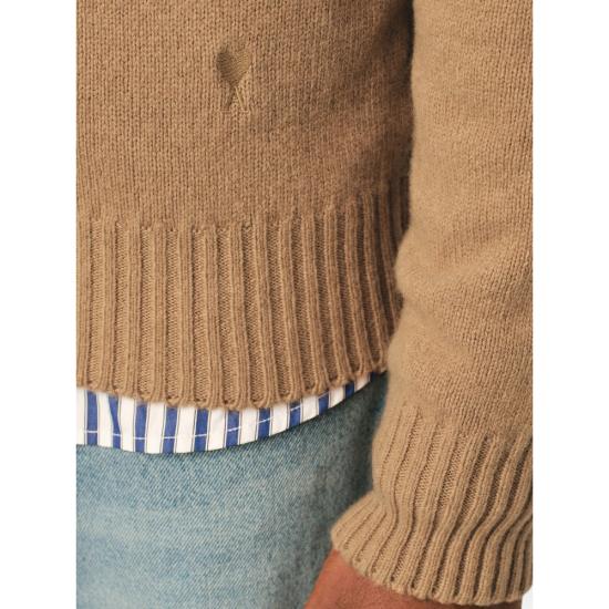 26FW 아미 니트웨어 HKS832 005 280 BROWN - AMI