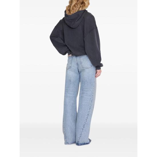 26FW 애니빙 후드 티셔츠 A 08 12525 WBL1 BLACK - ANINE BING