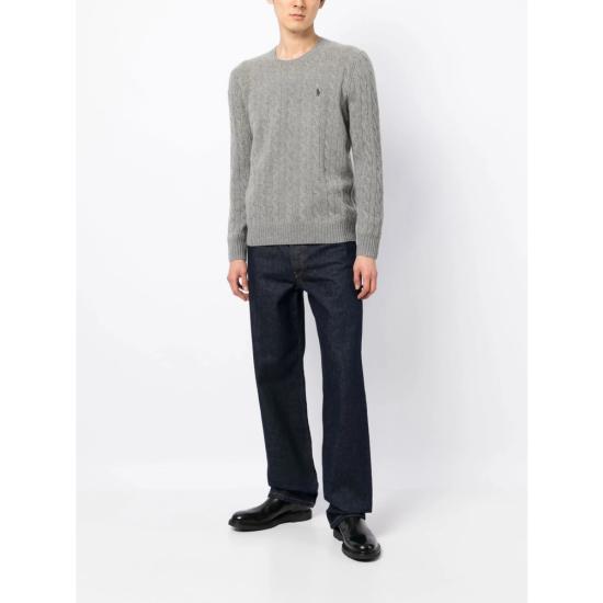 26FW 랄프 로렌 니트웨어 710876762012 GREYH - RALPH LAUREN