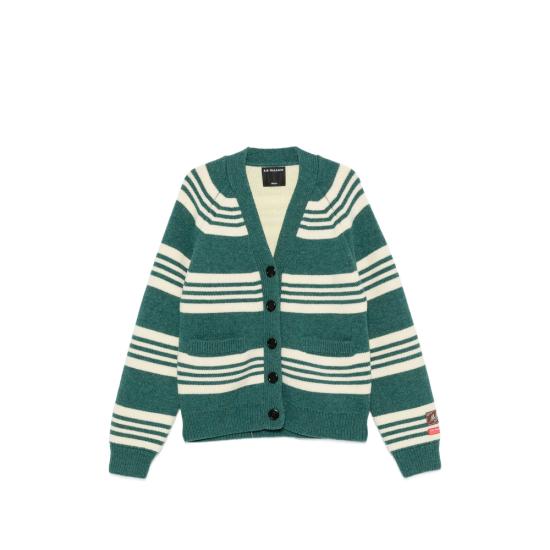 26FW B.B. WALLACE 가디건 K77 KLEE KNEC GREEN WHITE