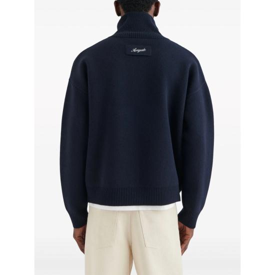 26FW 악셀 아리가토 집업 니트 A2143001 CORE NAVY BLUE - AXEL ARIGATO