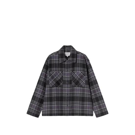 26FW 칼하트 긴팔 셔츠 I037051 3VLXX GREY BLACK