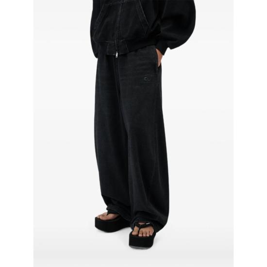 26FW 알렉산더 왕 트레이닝/조거 팬츠 UDC4264302 011 BLACK - ALEXANDER WANG