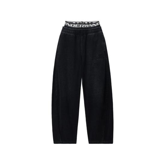 26FW 알렉산더 왕 트레이닝/조거 팬츠 UDC4264302 011 BLACK