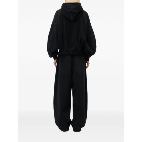 26FW 알렉산더 왕 트레이닝/조거 팬츠 UDC4264302 011 BLACK - ALEXANDER WANG
