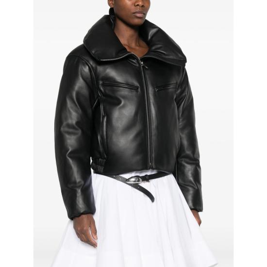 26FW 알렉산더 왕 가죽 자켓 1WC4263352 001 BLACK - ALEXANDER WANG
