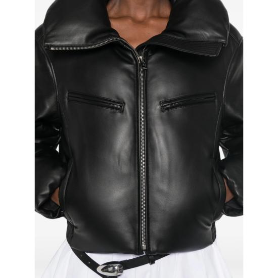 26FW 알렉산더 왕 가죽 자켓 1WC4263352 001 BLACK - ALEXANDER WANG