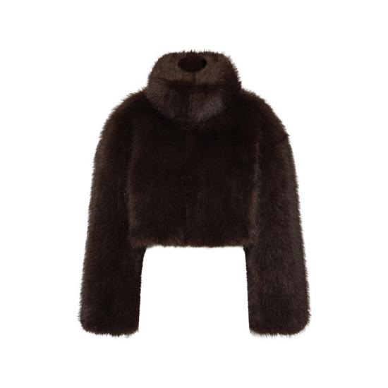 26FW 로테이트 무스탕 1165531667 FAUX FUR 1667 BROWN