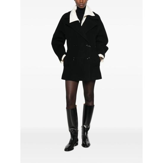 26FW 토템 코트 264 WRO0341 FB0733 001 BLACK - TOTEME