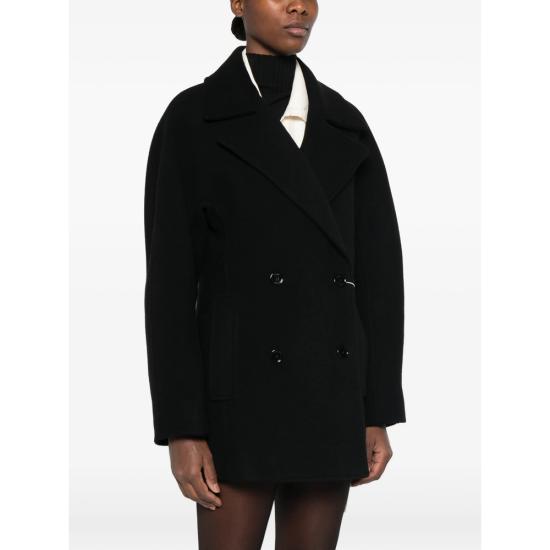 26FW 토템 코트 264 WRO0341 FB0733 001 BLACK - TOTEME