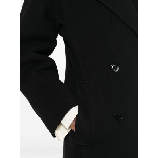 26FW 토템 코트 264 WRO0341 FB0733 001 BLACK - TOTEME