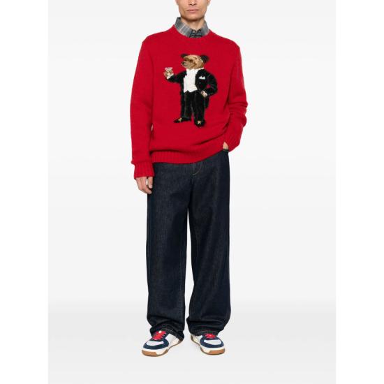 26FW 랄프 로렌 니트웨어 710B28797001 CARMI RED - RALPH LAUREN
