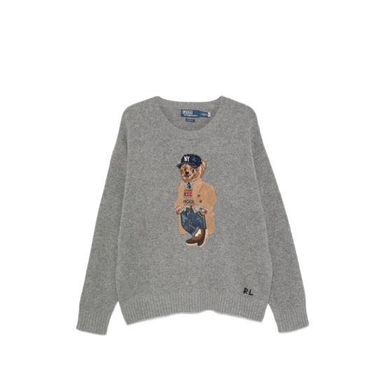 26FW 랄프 로렌 니트웨어 710B28590001 GREY